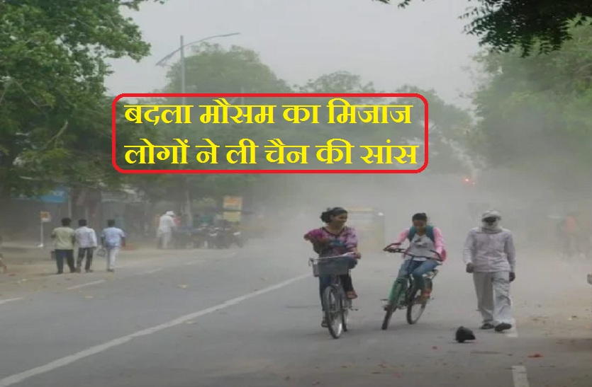 weather forecast of thunderstorm or rain in hindi