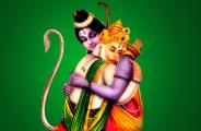 Lord Rama with Hanuman ji 