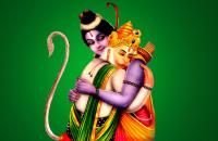 Lord Rama with Hanuman ji 