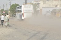 concrete on Sindhri road