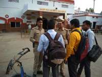 Shiksha Mitra Satyagrah Aandolan against UP government in Lucknow