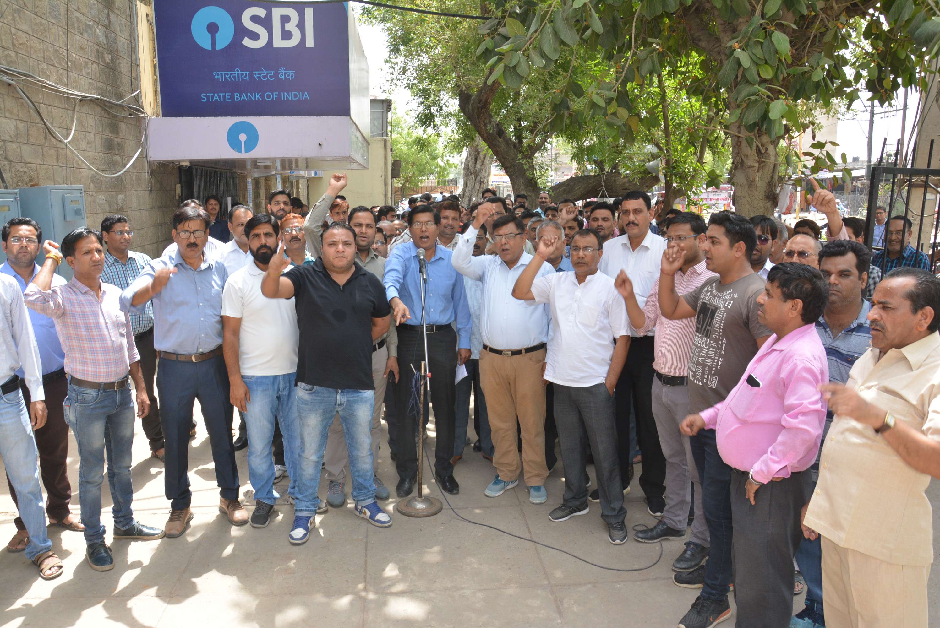 Bank closed in alwar due to strike of bankers, transaction affected