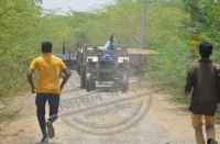 Illegal gravel mining in bhilwara