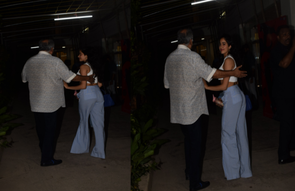 जाह्नवी कपूर ने पहनी ऐसी ड्रेस, कैमरों से काटी कन्नी