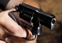 car riders overtake a biker and shot them in jhansi