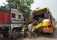 Bus-truck accident