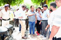 Municipal Commissioner inspection in satna