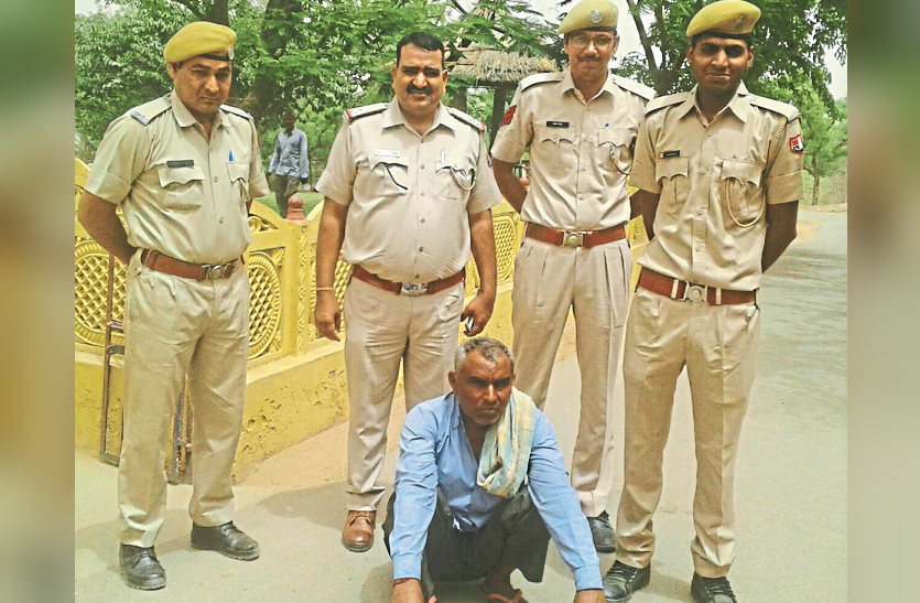 goat thief caught by police in jhunjhunu