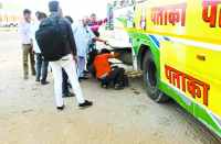 Overload and jalopy roadways buses in bhilwara