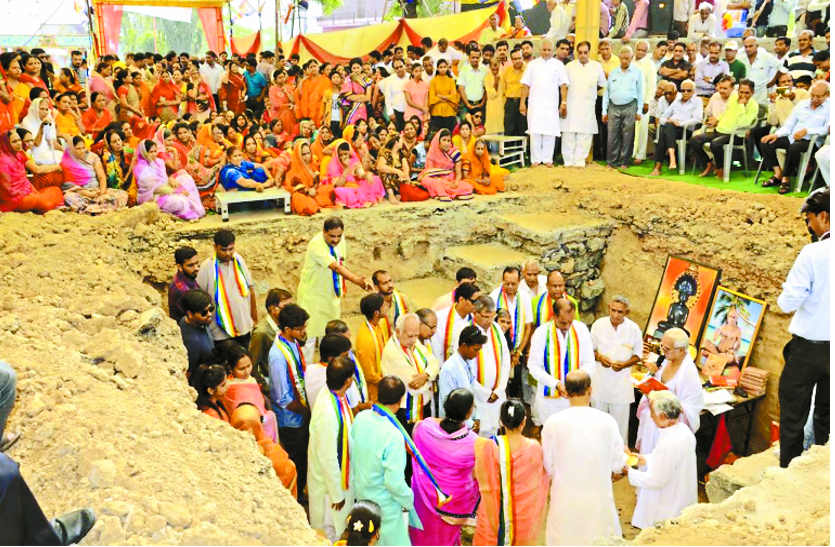 foundation of kirti stambh in bhilwara