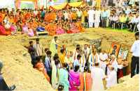 foundation of kirti stambh in bhilwara