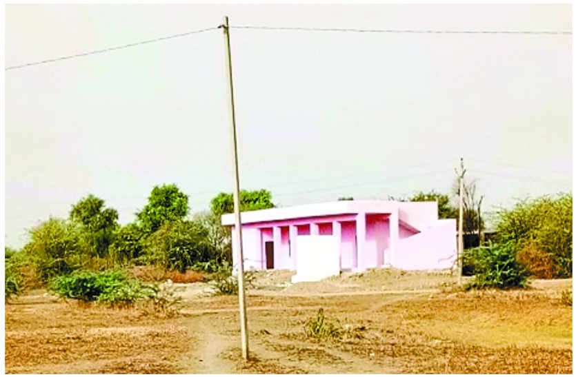 Encroachment on school ground in bhilwara