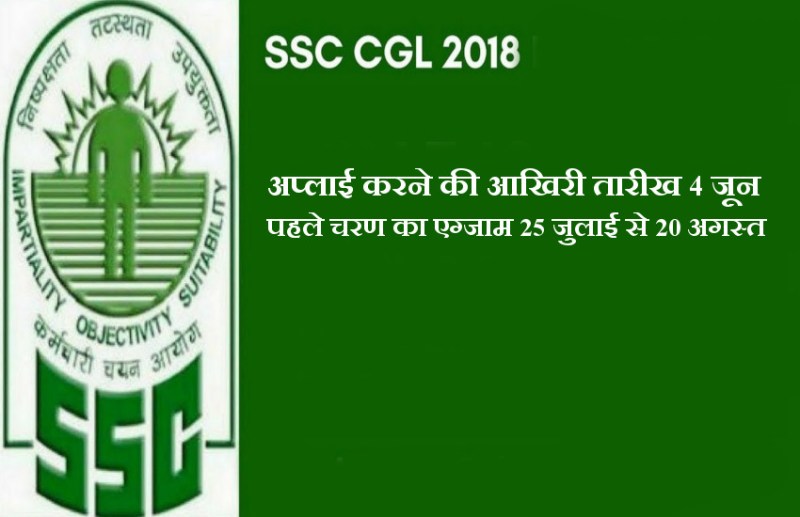 SSC CGL Recruitment 2018