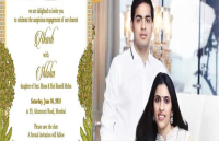 Akash Ambani and Shloka