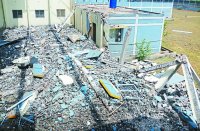 Poor construction of stadium, Bemetara Breaking news, Bemetara stadium