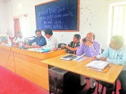 ceo and panchayat samiti meeting in jhadol udaipur
