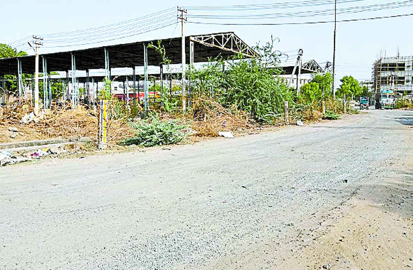 Desolate pepper market in bhilwara