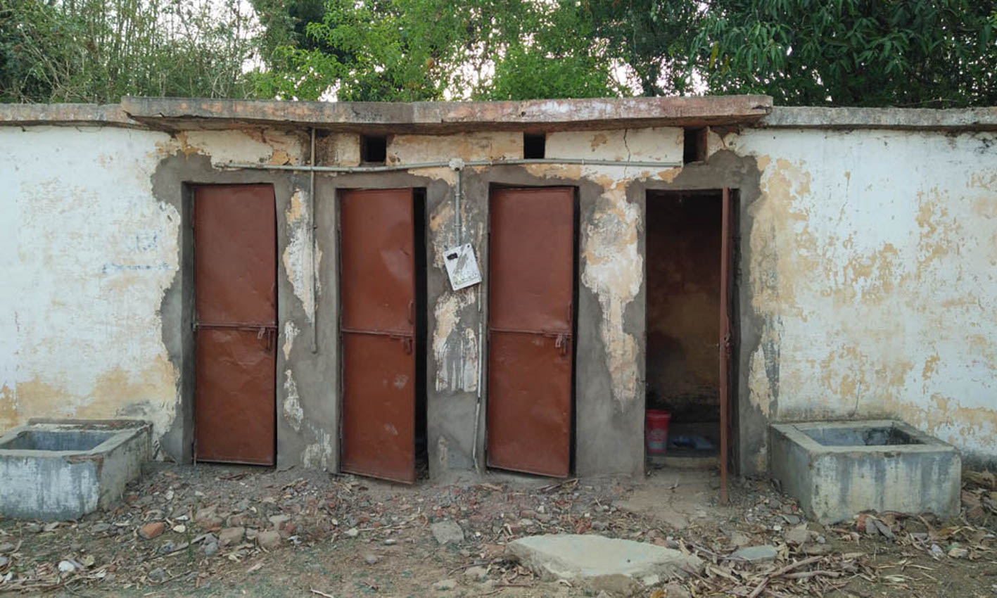 Maintenance of schools is toilets