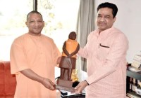 statues of narendra modi and yogi adityanath 