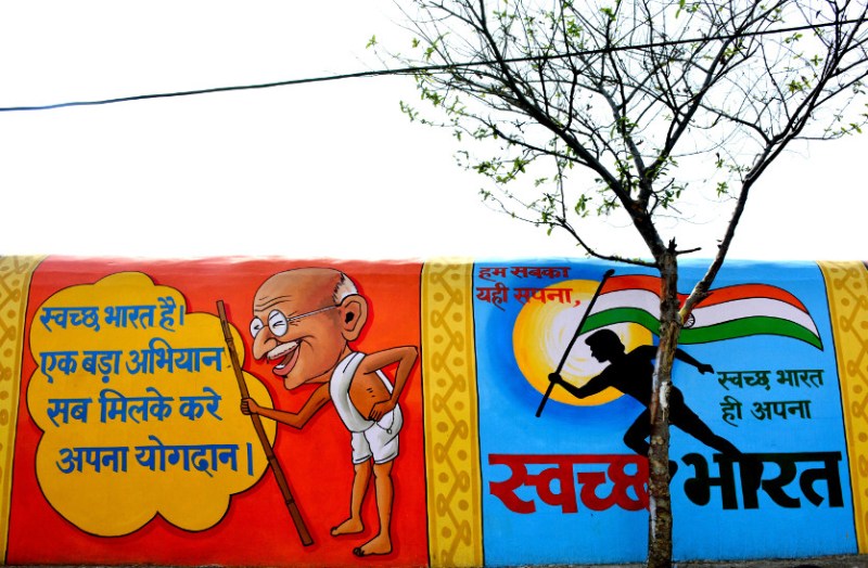 cleanliness by giving pictures through pictures