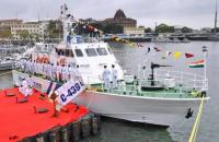 Indian coast guard commissioned Interceptor boat Charlie-439 in Mumbai
