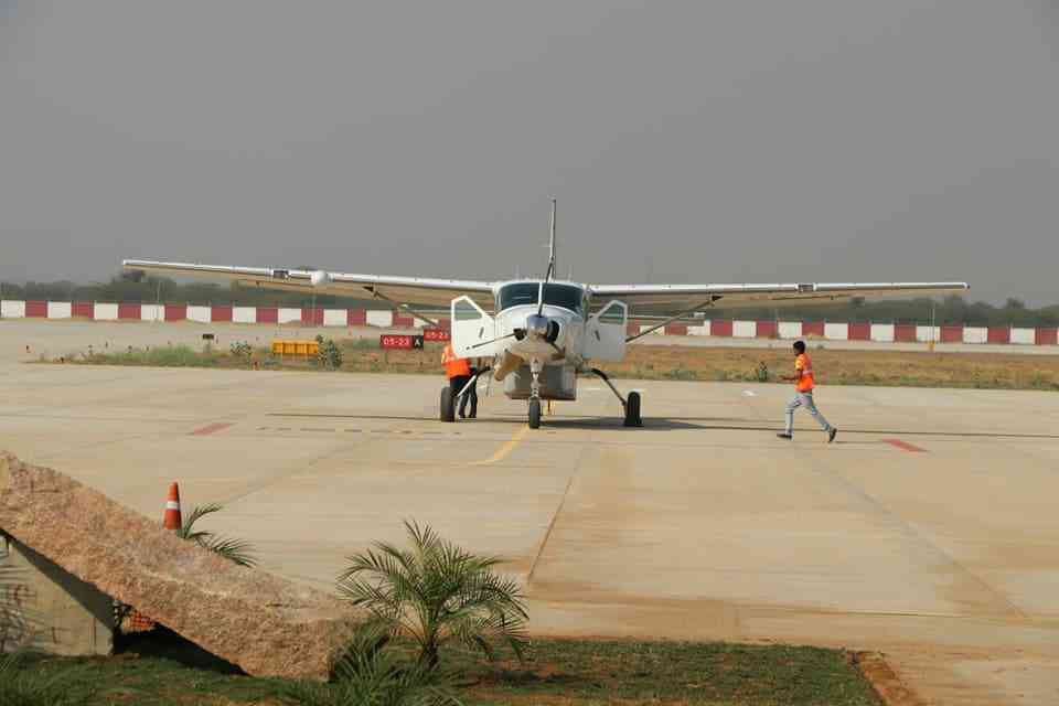 employees also waiting for regular flights from kishangarh airport