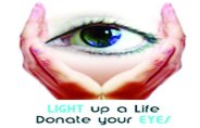World eye donation day: Health department can not help blind person