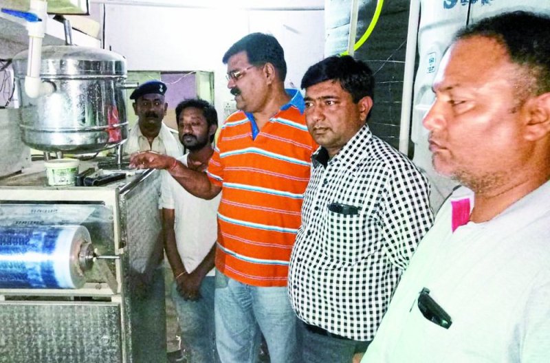 Two water plant seized without license
