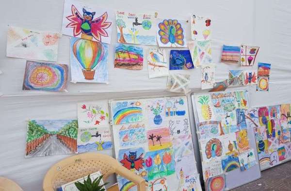 Children enjoyed Rain Dance in Summer Session