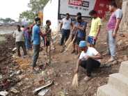 अमृतम् जलम् :  राम सागर तालाब में फैली गंदगी को किया गया साफ