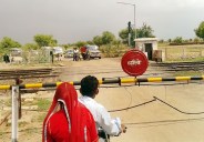 Closed Railway Gate