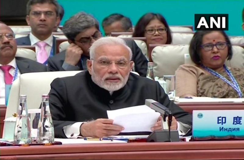 pm modi in sco summit