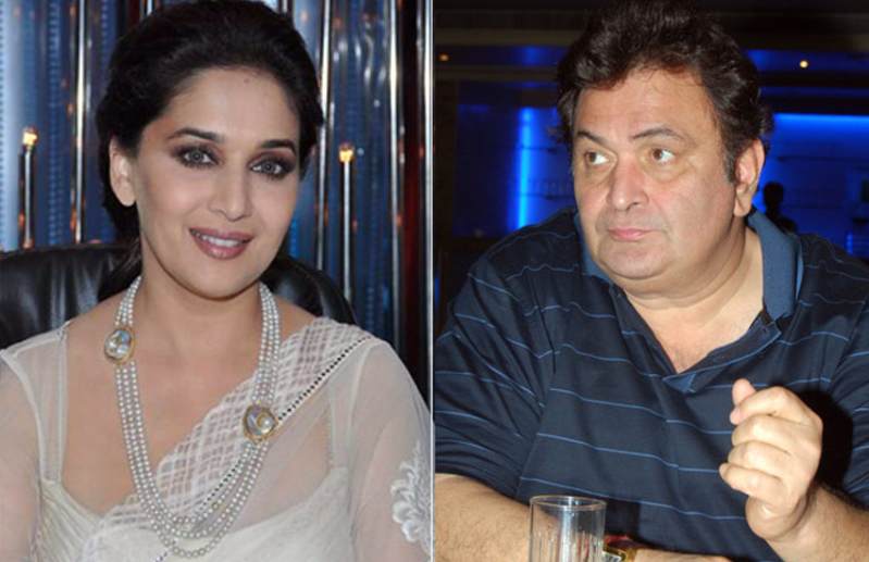 Madhuri and Rishi Kapoor