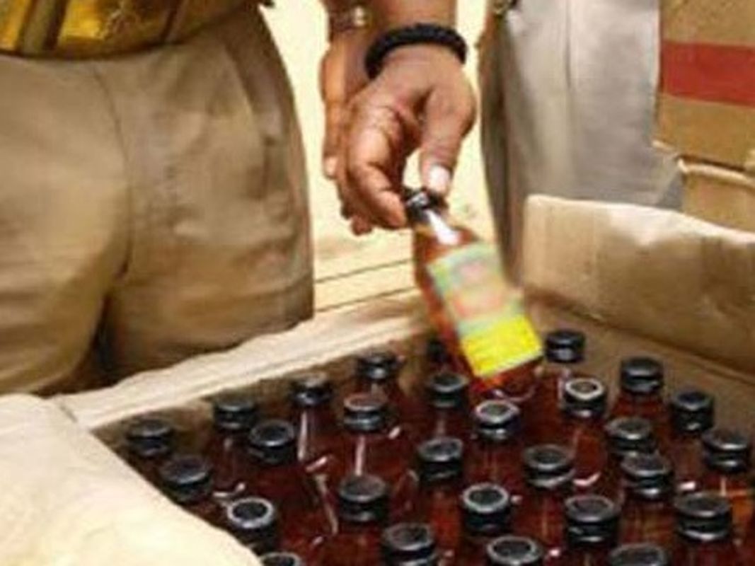 Seize illegal alcohol in large quantities