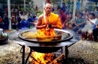monk meditates in boiling oil truth will shock you
