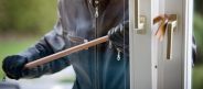 The thief targeted a closed house
