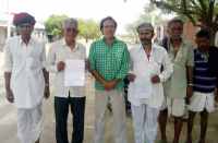 Bill of a bulb and fan 32 thousand in bhilwara