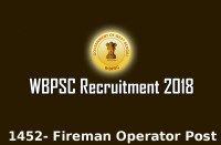 WBPSC Recruitment 2018