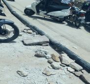 pipeline on road