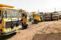 Illegal gravel mining in bhilwara