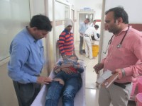 accident, death, student, injured, police, bhind news in hindi, mp news