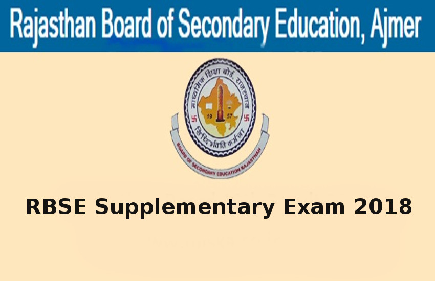 RBSE Supplementary Exam 2018