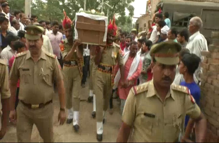 Funeral of Shaheed Rajneesh Kumar