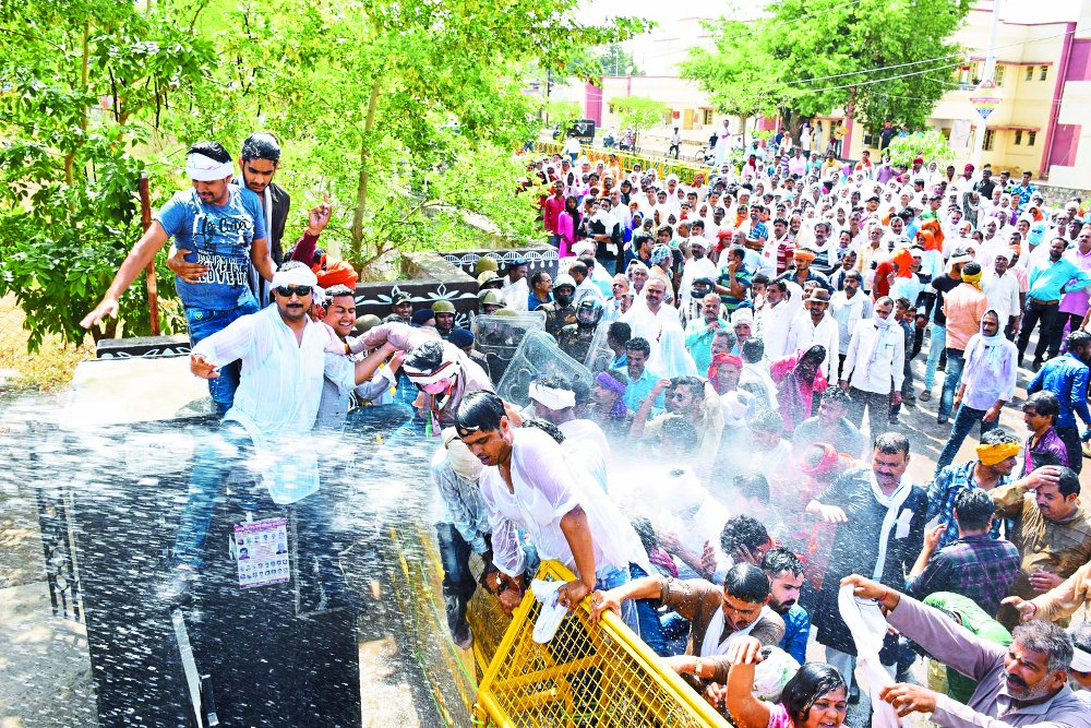 Kisan andolan news in satna