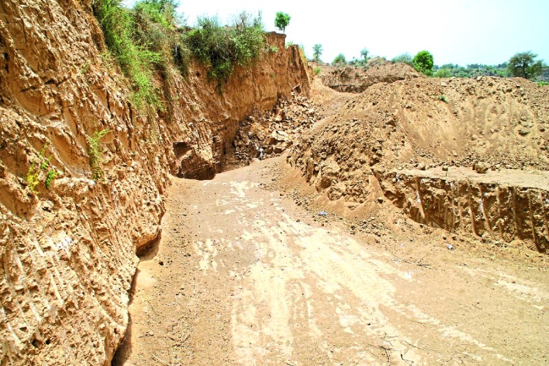 illegal soil mining