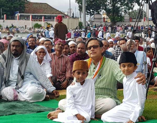 Eid celebration in Thiruvananthapuram in presence of MP shashi tharoor