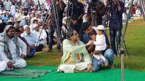 Eid celebration in Thiruvananthapuram in presence of MP shashi tharoor