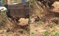 Tractor trolley overturn Mother and son died on spot