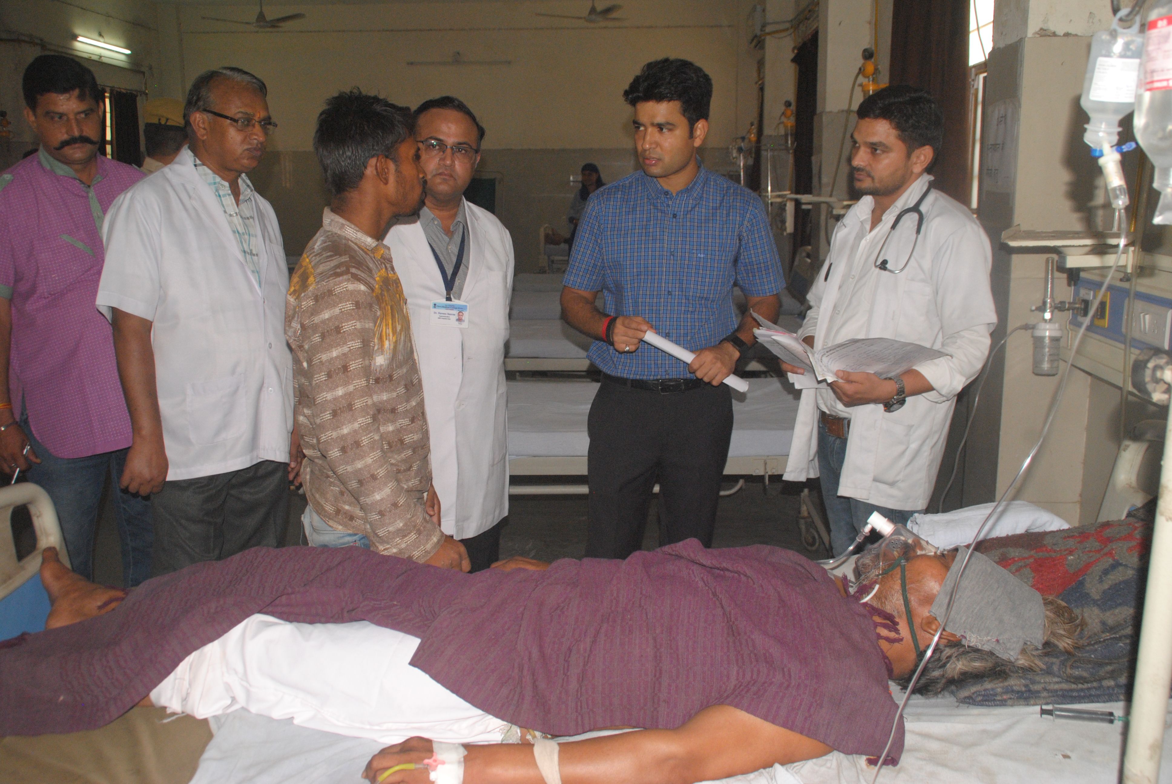 garlic farmer attampt suicide, admit in hospital