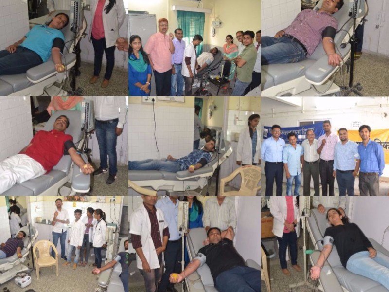 blood donation camp organized by patrika on world blood donor day